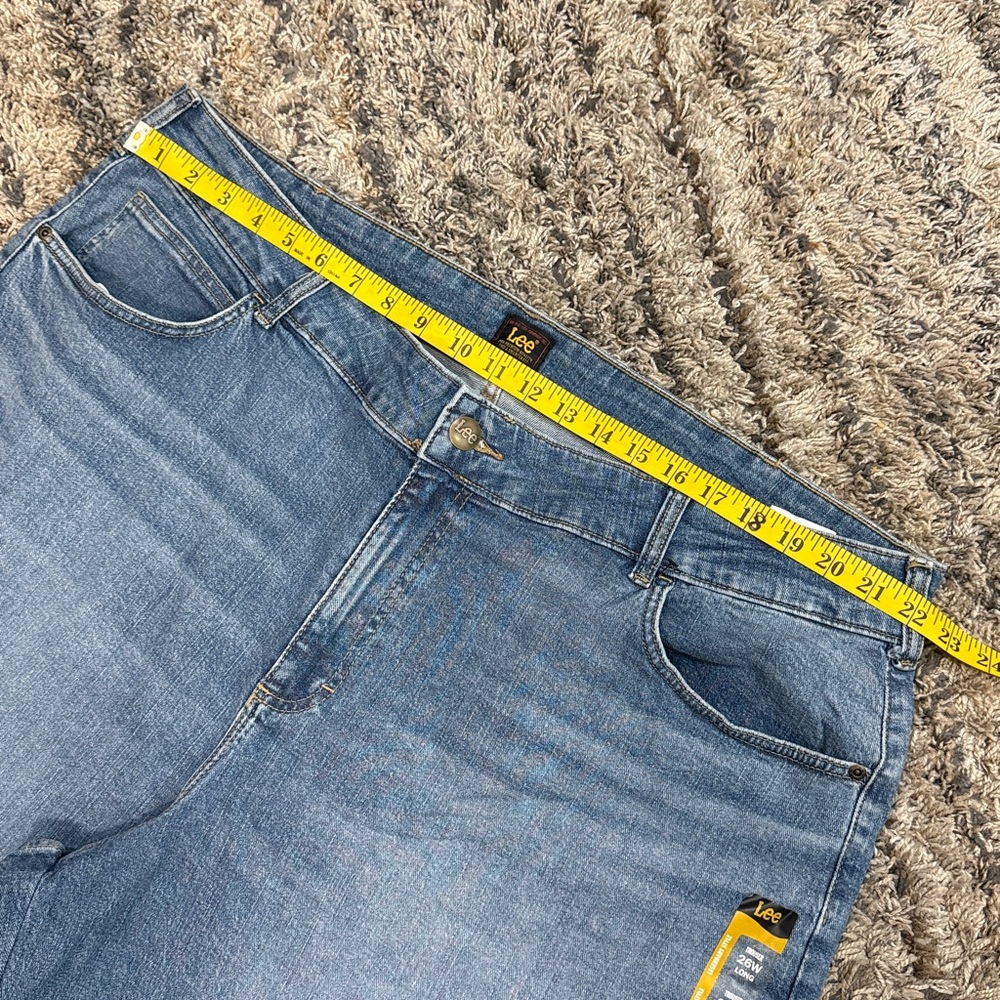 Lee Women's light wash wide leg trouser Jeans sz 28 long - Picture 10 of 11